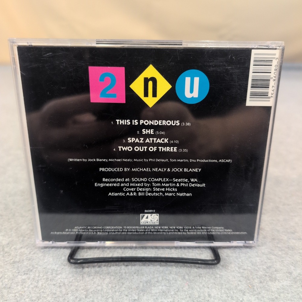2nu This is Ponderous CD5 Maxi Single 1990 Atlantic Records 86089-2 4 Tracks - Picture 2 of 2